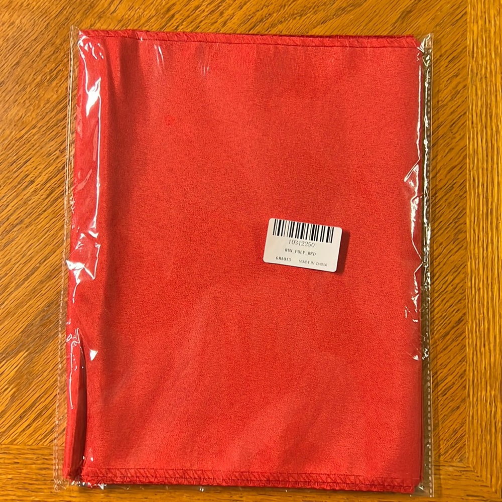 Red Table Runner